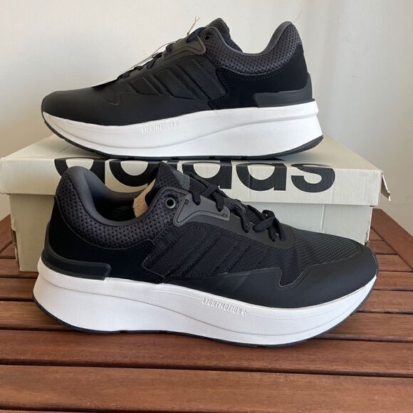 Adidas ZNCHILL LIGHTMOTION Black Grey Men Size 12(GX6853) - Picture 1 of 13